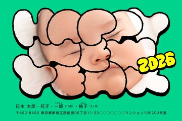 年賀状デザイン NDD024