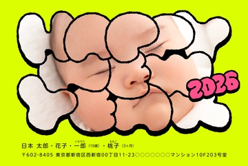 年賀状デザイン NDD024