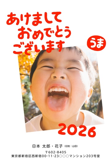 年賀状デザイン NDD073
