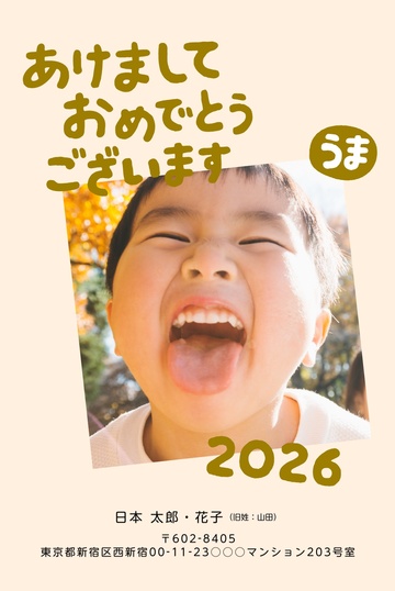 年賀状デザイン NDD073