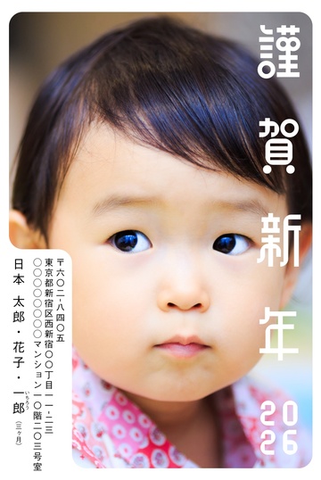 年賀状デザイン NDD082