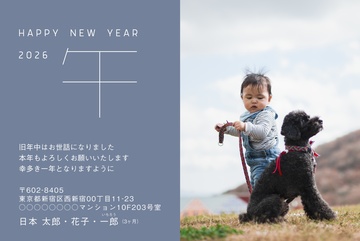 年賀状デザイン NDD089