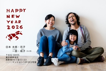 年賀状デザイン NDK031