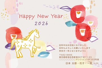 年賀状デザイン NGG065
