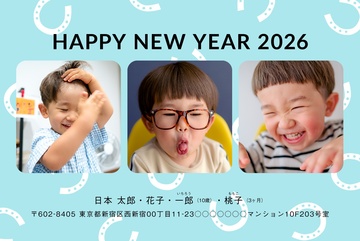 年賀状デザイン NKH010