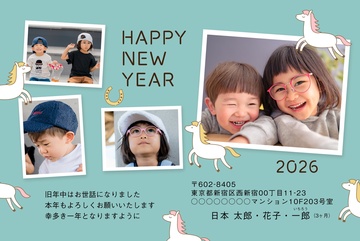 年賀状デザイン NKH042