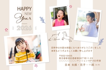 年賀状デザイン NKH060