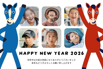 年賀状デザイン NKK017
