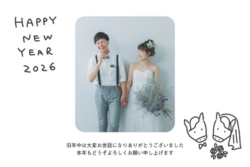 年賀状デザイン NKK047