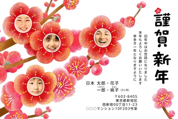 年賀状デザイン NLY007