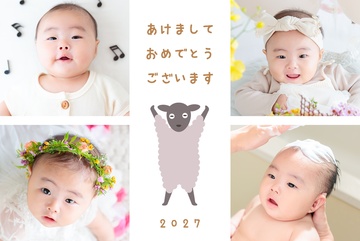 年賀状デザイン NKK040