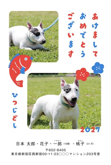 年賀状デザイン NKK058