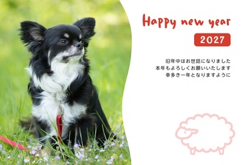 年賀状デザイン NKK061