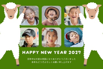 年賀状デザイン NKK063