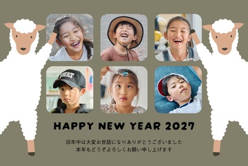 年賀状デザイン NKK063